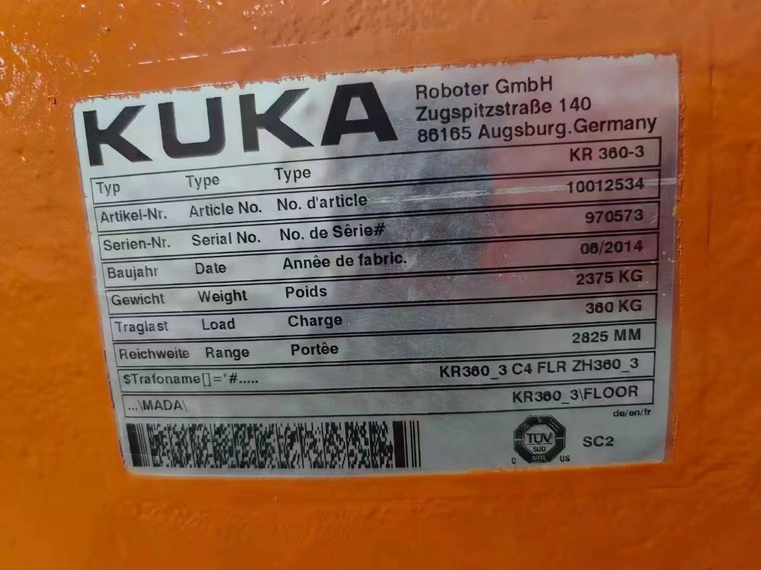 Maximiser votre production avec les robots KUKA utilisés KR360-3 et KRC4 contrôleur ARC soudage assemblage de pièces de chargement et de déchargement robot de coupe