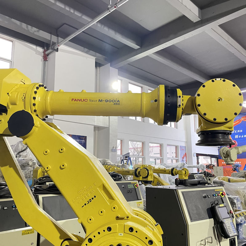 La portée varie généralement de 600 mm à 3000 mm Robots ABB utilisés Plafond monté avec répétabilité 006 mm Conçu pour les lignes d'assemblage automatisées