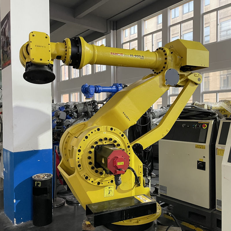 Fanuc M-900iA 350 Robots d'occasion 6 axes 2655mm Régulateur R30iA de portée parfait pour la palettisation et plus