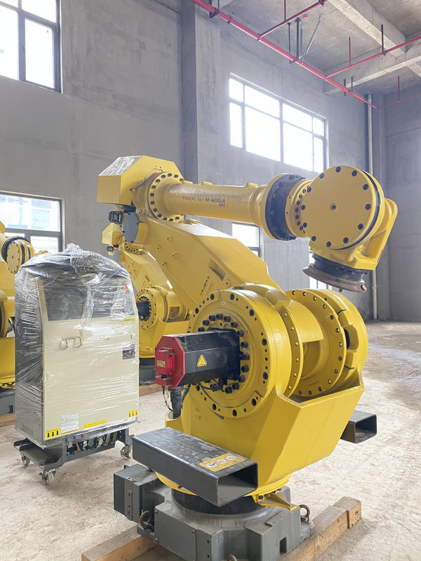 Fanuc M-900iA 350 Robots d'occasion 6 axes 2655mm Régulateur R30iA de portée parfait pour la palettisation et plus