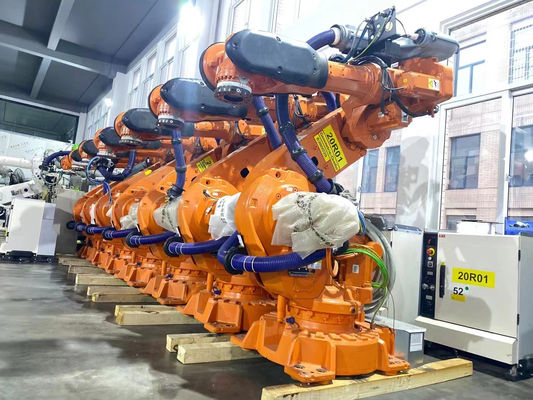 IRB6640 a utilisé le robot d'ABB pour la manipulation de matériel chargeant et déchargeant