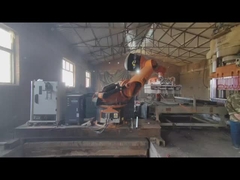 Pièces d'auto utilisées du robot KR210 de KUKA manipulant l'armoire de commande de palletisation du bras C2 de robot